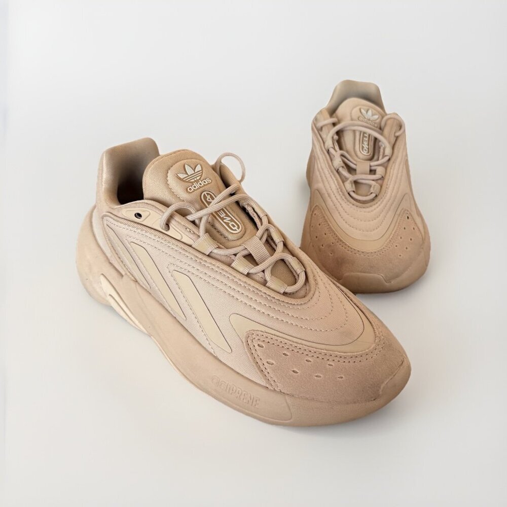Adidas Ozelia Women's Size‎ 4 Low Top Lifestyle Shoes Wonder Taupe HP2978